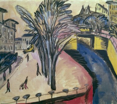 Yellow Angel Shore by Ernst Ludwig Kirchner